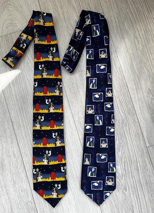 Вінтажна краватка marks & spencer wallace & gromit