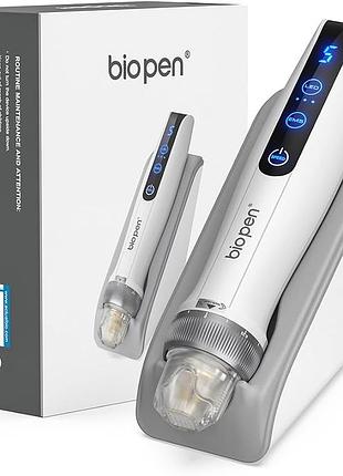 Мікронідлінгова ручка bio pen q2 3-в-1 – дермапен з електропорацією ems та світлодіодною терапією