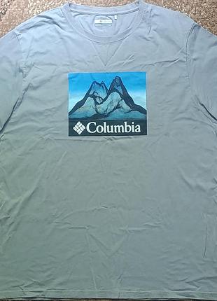 Футболка columbia original xxl сіра