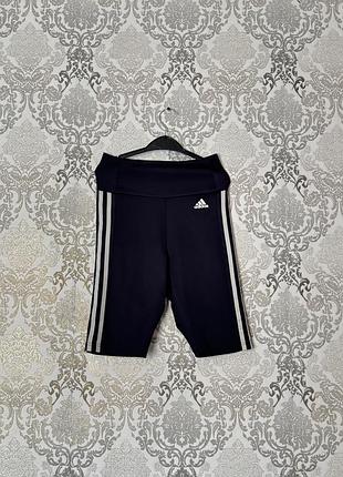 Оригінальні жіночі велосипедки adidas синього кольору