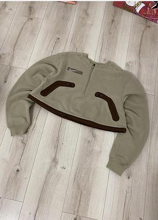 Кофта nike cactus jack спортивна флісова жіноча кроптоп фліска нова