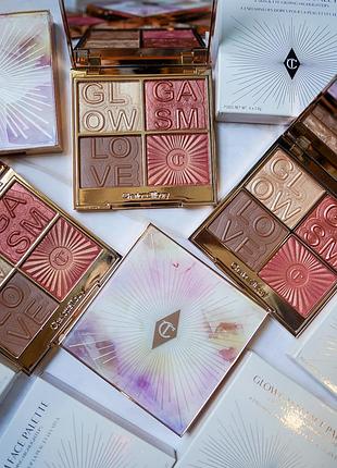 Палетка для обличчя charlotte glowgasm face palette lovegasm