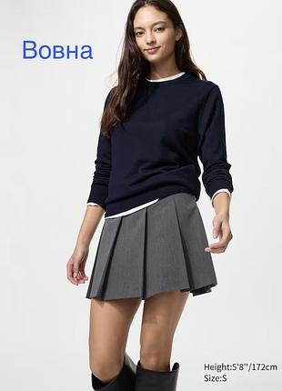 Легка шерстяна вовняна кофта джемпер uniqlo