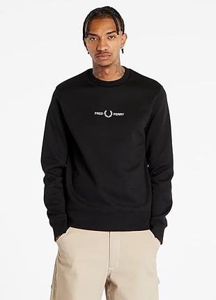 Чорний світшот fred perry оригінал