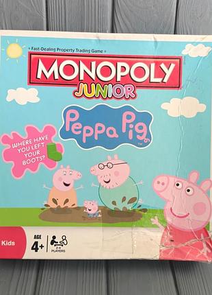 Настольная игра монополия: свинка пеппа peppa pig