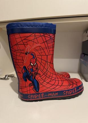 Дитячі гумові чоботи marvel spider-man