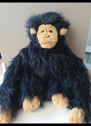 Винтажная игрушка 1995 fiesta toys fuzzy freddy monkey tan/brown plush stuffed animal
