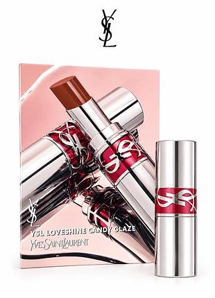 Бальзам блиск ysl yves saint laurent loveshine candy glaze 1g # 19 salted caramel