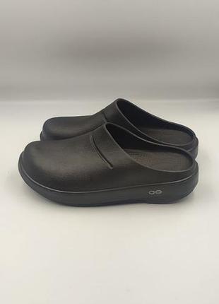 Оригінальні ортопедичні сабо oofos oocloog clog - чорний колір • розмір 39-40 (унісекс)