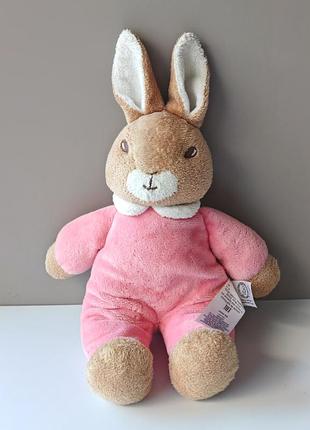 Плюшевая игрушка flopsy bunny (флопси) из коллекции по мотивам сказок beatrix potter (питер раббит), выпущенная брендом marks & spencer, калатушка