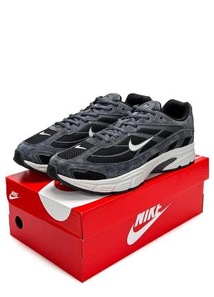 Чоловічі кросівки nike supreme big size grey black white