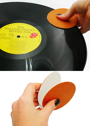 Тримач для вінілових пластин myllo vinyllo з мікрофібри, 1 шт.