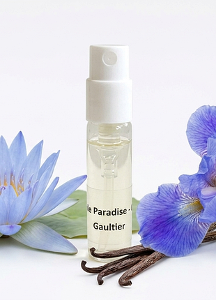 Парфуми / la belle paradise garden від gaultier / лотос ірис ваніль ➡️ пробник 2мл