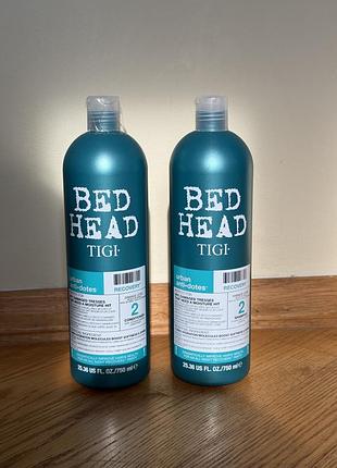Tigi bed head urban antidotes recovery шампунь + кондиционер 750мл, комплект