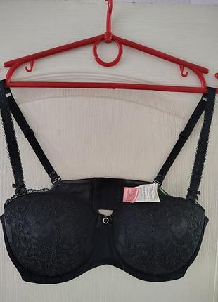 Стильний бюстгальтер hunkemöller — чорне мереживо, розмір 85с