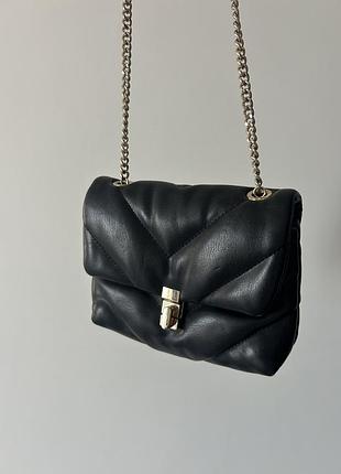 Малкнька чорна сумка zara