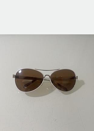 Очки авиаторы polarized коричневые линзы
