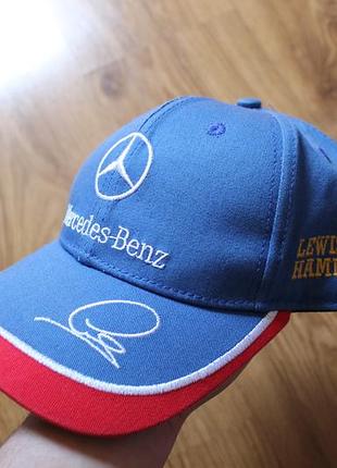 Унісекс кепка бейсболка гоночна puma mercedes-benz lewis hamilton f1