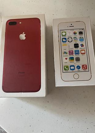 Коробки до iphone 7 plus (red) та iphone 6s