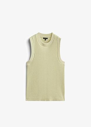 Massimo dutti, трикотажна майка-топ в рубчик, р.м