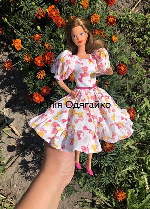 Одяг для ляльки барбі вінтаж, сукня. плаття для ляльок barbie