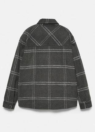 Тепла куртка сорочка pull&bear l 5