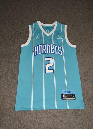 Баскетбольная джерси jordan nba charlotte hornets - lamelo ball #2