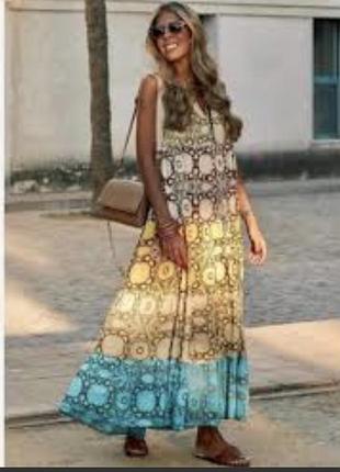 Ярусное котоновое платье 👗