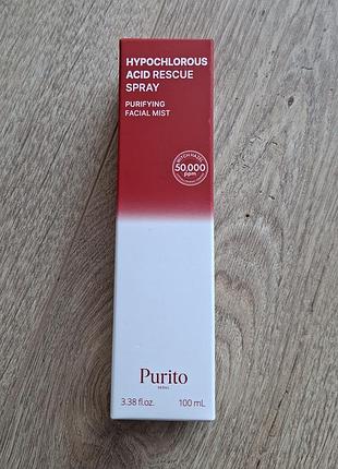 Purito seoul hypochlorous acid rescue spray
спрей з гіпохлоритною кислотою