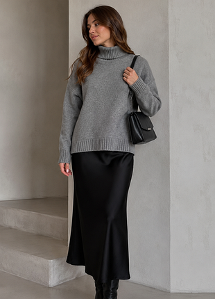 Атласная юбка zara
