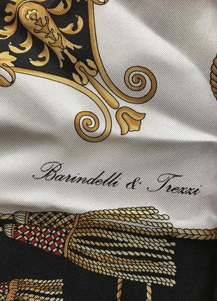 Barindelli&trezzi шелковый платок,италия5 фото