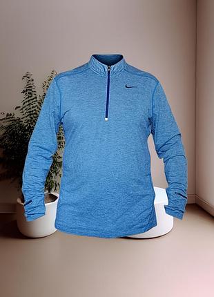 Чоловічий біговий лонгслів nike element dri-fit half-zip running top