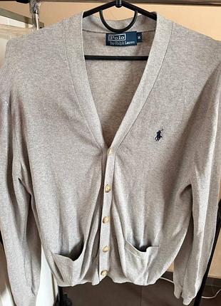 Кардиган чоловічий polo ralph lauren сірий m