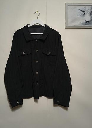Нова легка вельветова куртка, сорочка з мікровельвету, батал, великий розмір.