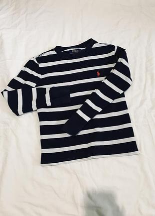Свитшот polo ralph lauren на 7-8 лет 122-128 см оригинальный в полоску кофта толстовка