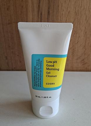 Cosrx low ph good morning gel cleanser
корейський ніжний гель для вмивання
