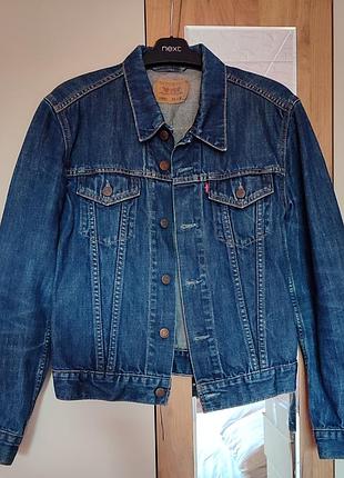 Темно синя джинсова курка levis оригінал 💙