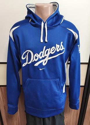 Los angeles dodgers nike мужская спортивная кофта с капюшоном худи