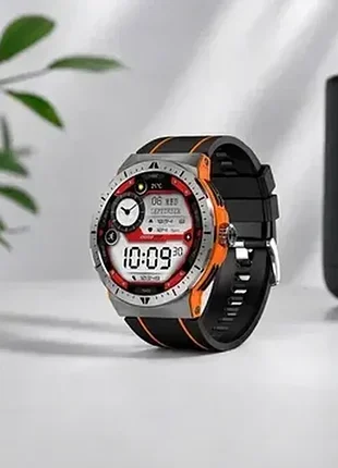 Смарт-часы smart watch hk52, bluetooth-звонки, магнитная зарядка, защита ip68, мониторинг здоровья и спортивные режимы orange