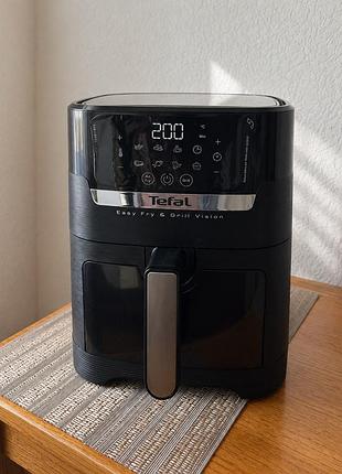 Мультипіч (аерогриль) tefal easy fry & grill vision ey505815