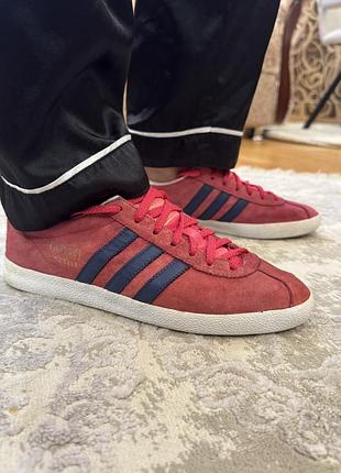 Кросівки adidas gazelle og maroon blue (оригінал, 38 р / 23.5 см)