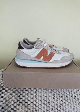 Оригинальные женские кроссовки new balance 237 замша размер 41 стелька 26,5см