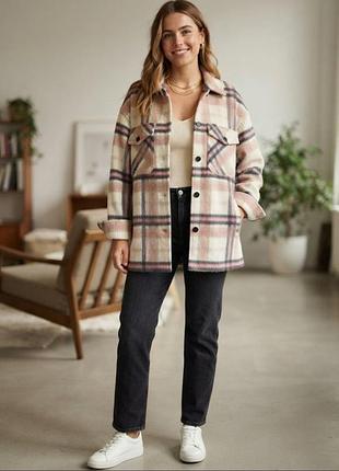 Тепла сорочка, куртка zara, р. xs