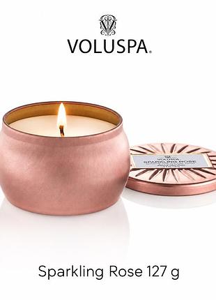 Свіча ароматизована voluspa sparkling rose 127g