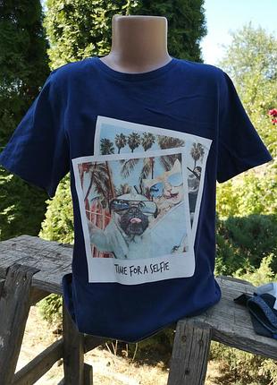 Футболка h&m на хлопчика 8-10 років 134-140 см