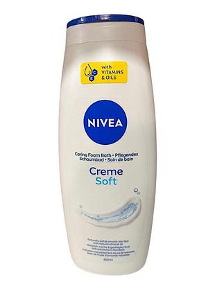Крем-гель для душа nivea creme soft с маслом миндаля 650 мл 5813
