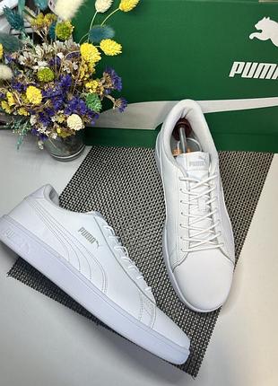 Оригинальные кожаные кроссовки puma new