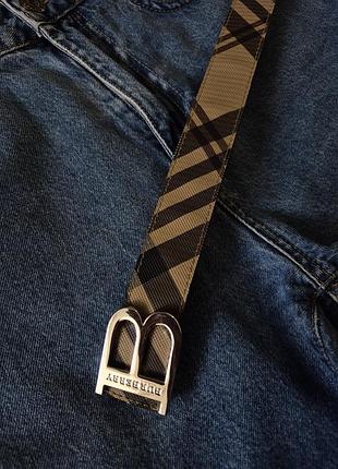 Ремінь пояс у карту burberry
