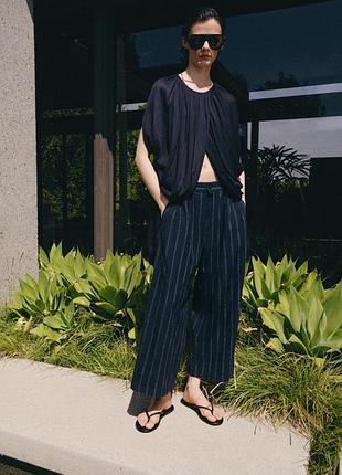 Zara нові брюки зі льном