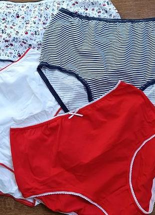 Набор женских хлопковых трусиков marks &amp; spencer.